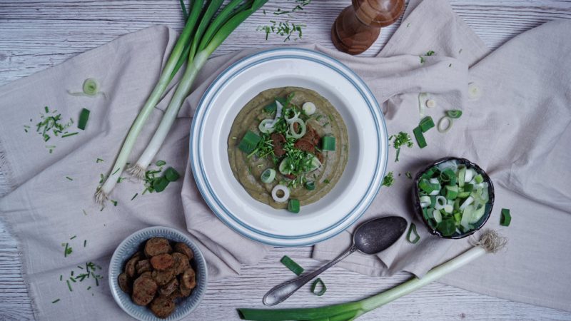 Kartoffel-Lauch-Cremesuppe